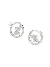 Load image into Gallery viewer, Mini Z Hoop Earrings (For China shipping only)
